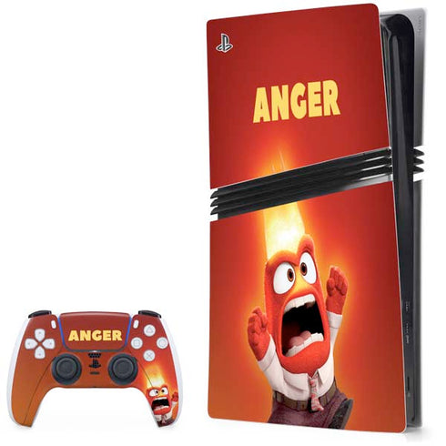 Disney Inside Out Anger Portrait PlayStation PS5 Skins