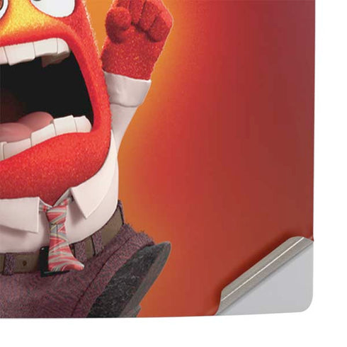 Disney Inside Out Anger Portrait PS5 Pro Console Skin