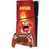 Disney Inside Out Anger Portrait PS5 Slim Digital Edition Bundle Skin