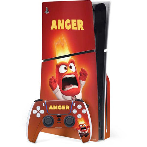 Disney Inside Out Anger Portrait PlayStation PS5 Skins