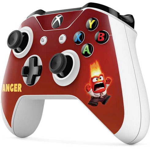 Disney Inside Out Anger Portrait Xbox One S Controller Skin