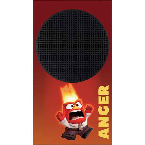 Disney Inside Out Anger Portrait Xbox Series S Console Skin