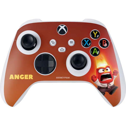 Disney Inside Out Anger Portrait Xbox Series S Controller Skin