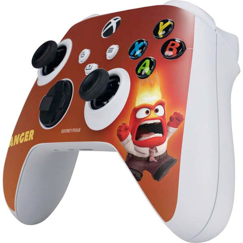 Disney Inside Out Anger Portrait Xbox Series S Controller Skin