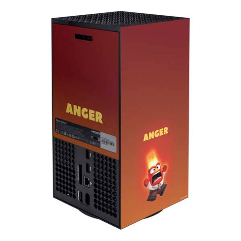 Disney Inside Out Anger Portrait Xbox Series X Bundle Skin