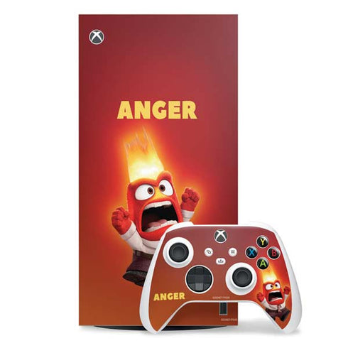 Disney Inside Out Anger Portrait Xbox Series X Skins