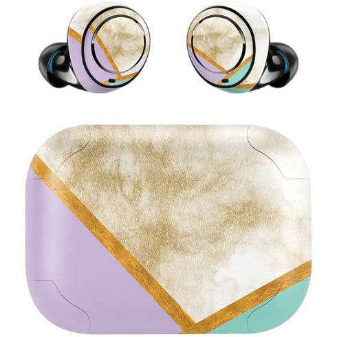 Angled Marble Amazon Echo Buds Skin