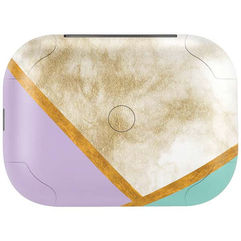 Angled Marble Amazon Echo Buds Skin