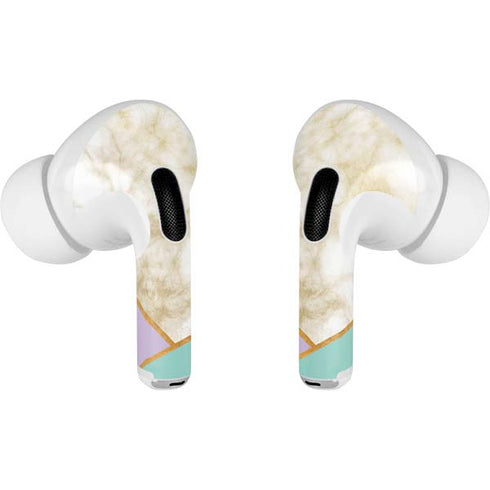 Angled Marble AirPods Skins