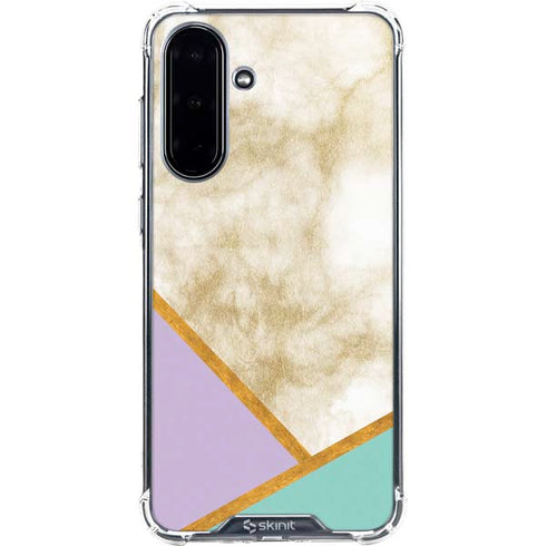 Angled Marble Galaxy A36 5G Clear Case