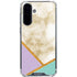 Angled Marble Galaxy A36 5G Clear Case