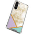 Angled Marble Galaxy S24 FE Clear Case