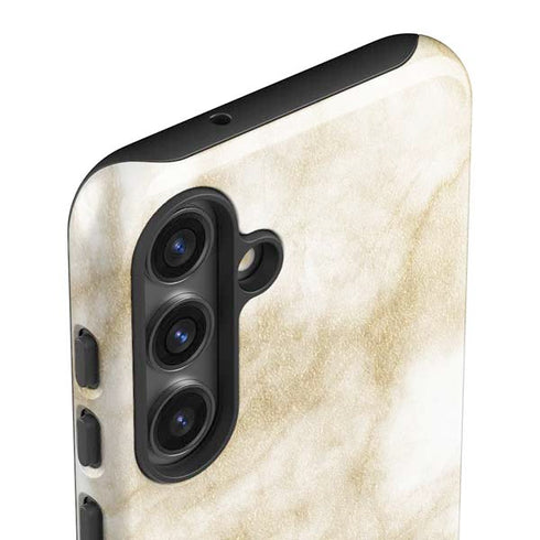 Angled Marble Galaxy S25 Impact Case