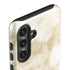 Angled Marble Galaxy S25 Impact Case