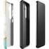 Angled Marble Galaxy S25 Impact Case