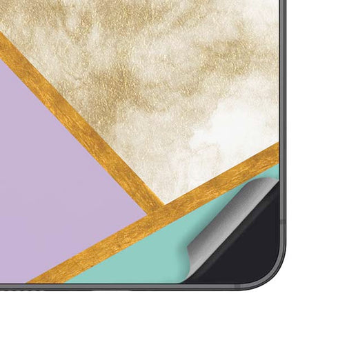 Angled Marble Galaxy S25 Plus Skin