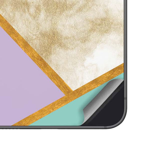 Angled Marble Galaxy S24 Skin