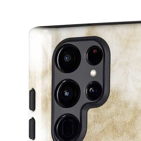 Angled Marble Galaxy S25 Ultra Impact Case