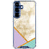 Angled Marble Galaxy S25 Plus Clear Case