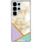 Angled Marble Galaxy S25 Ultra Clear Case