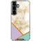 Angled Marble Galaxy S26 Clear Case