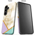 Angled Marble Galaxy S26 Impact Case