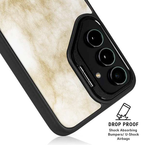 Angled Marble Galaxy S26 Kickstand Case