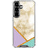 Angled Marble Galaxy S26 Plus Clear Case