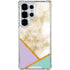 Angled Marble Galaxy S26 Ultra Clear Case