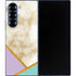 Angled Marble Galaxy Z Fold6 Skin