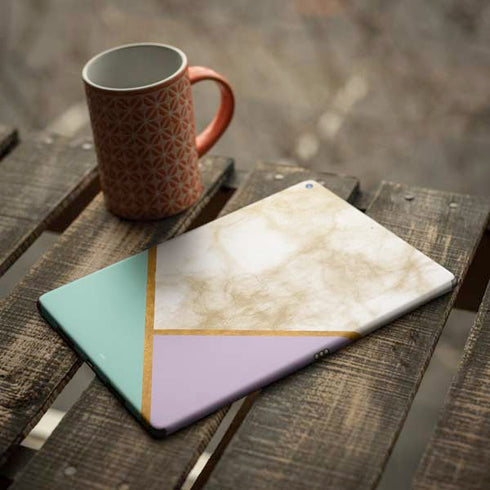 Angled Marble iPad Skins