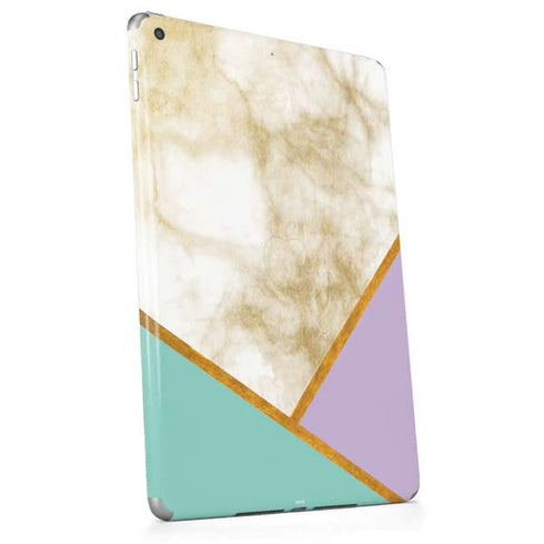 Angled Marble Apple iPad Skin