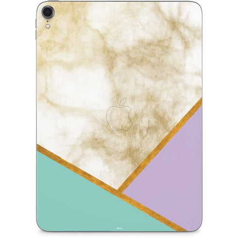 Angled Marble Apple iPad Pro Skin