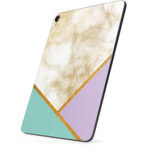 Angled Marble Apple iPad Pro Skin