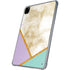 Angled Marble iPad Pro 11in (2024) Clear Case