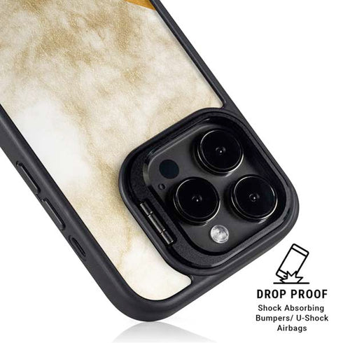 Angled Marble iPhone 13 Pro Kickstand Case