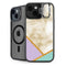 Angled Marble iPhone 14 Plus Kickstand Case