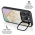 Angled Marble iPhone 14 Pro Max Kickstand Case