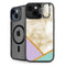 Angled Marble iPhone 15 Kickstand Case