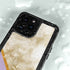 Angled Marble iPhone 15 Pro Waterproof Case