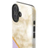Angled Marble iPhone 16 Impact Case