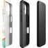 Angled Marble iPhone 16 Impact Case