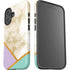 Angled Marble iPhone 16 Impact Case