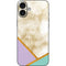 Angled Marble iPhone 16 Plus Skin