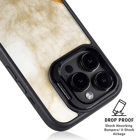 Angled Marble iPhone 16 Pro Kickstand Case