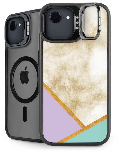Angled Marble iPhone 16e Kickstand Case