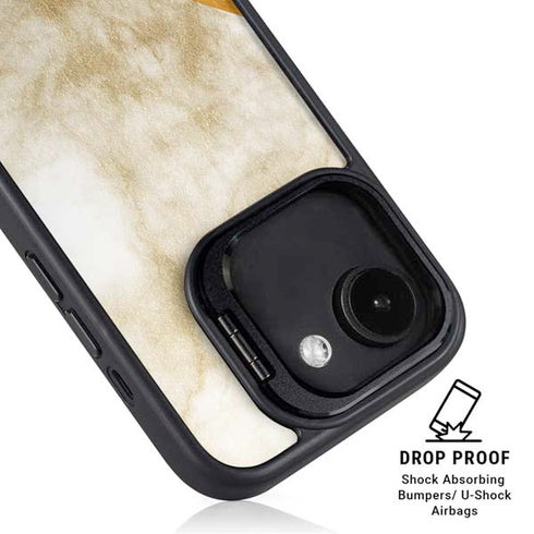 Angled Marble iPhone 16e Kickstand Case