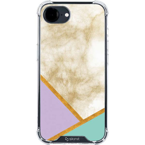 Angled Marble iPhone 16e Clear Case