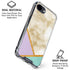 Angled Marble iPhone 16e Clear Case