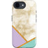 Angled Marble iPhone 16e Impact Case